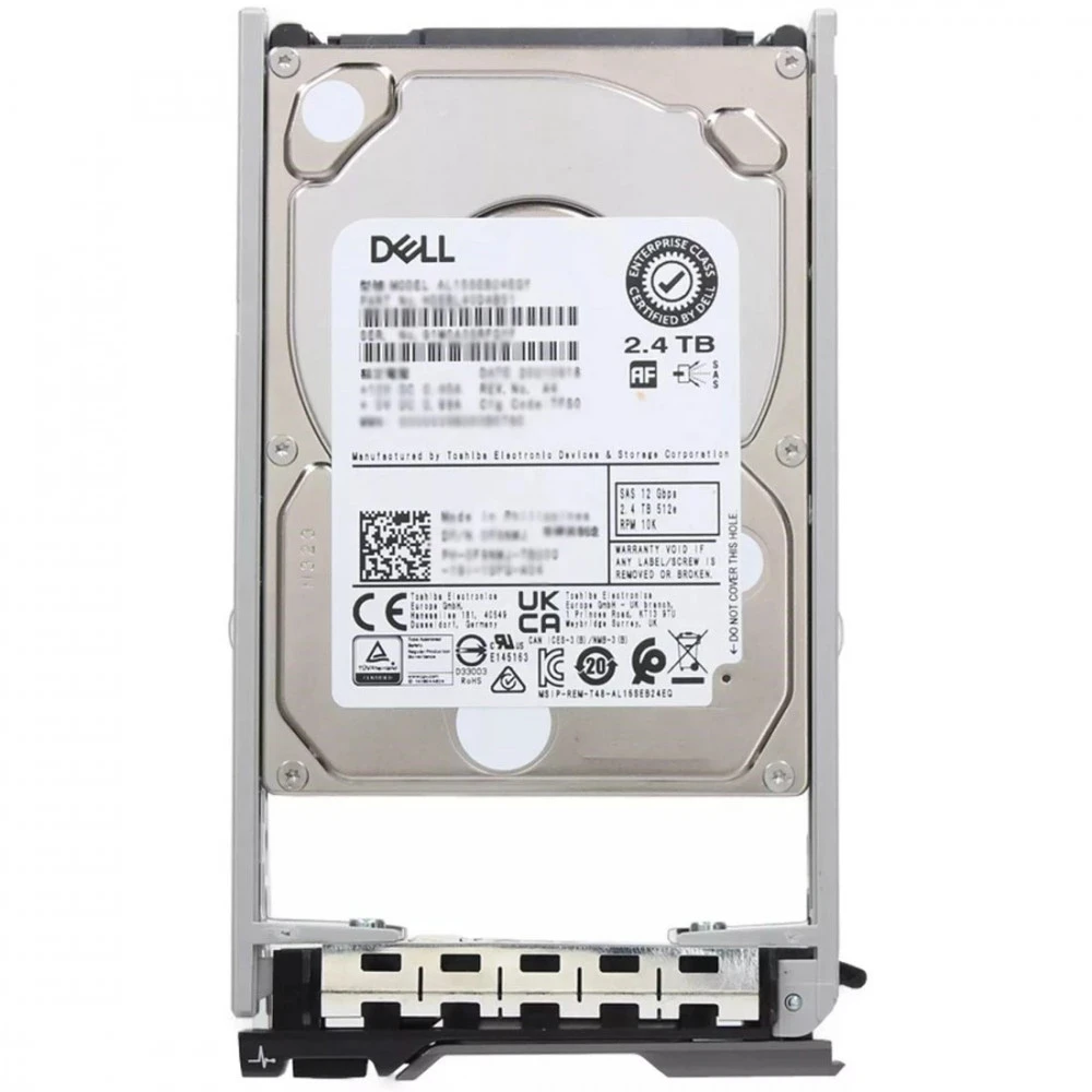 Серверный жесткий диск Dell 2.4TB SAS 12Gbps 10k ISE 2.5" 400-AUTO-01 SSD, 2,5 SFF, 2.4 ТБ, SAS