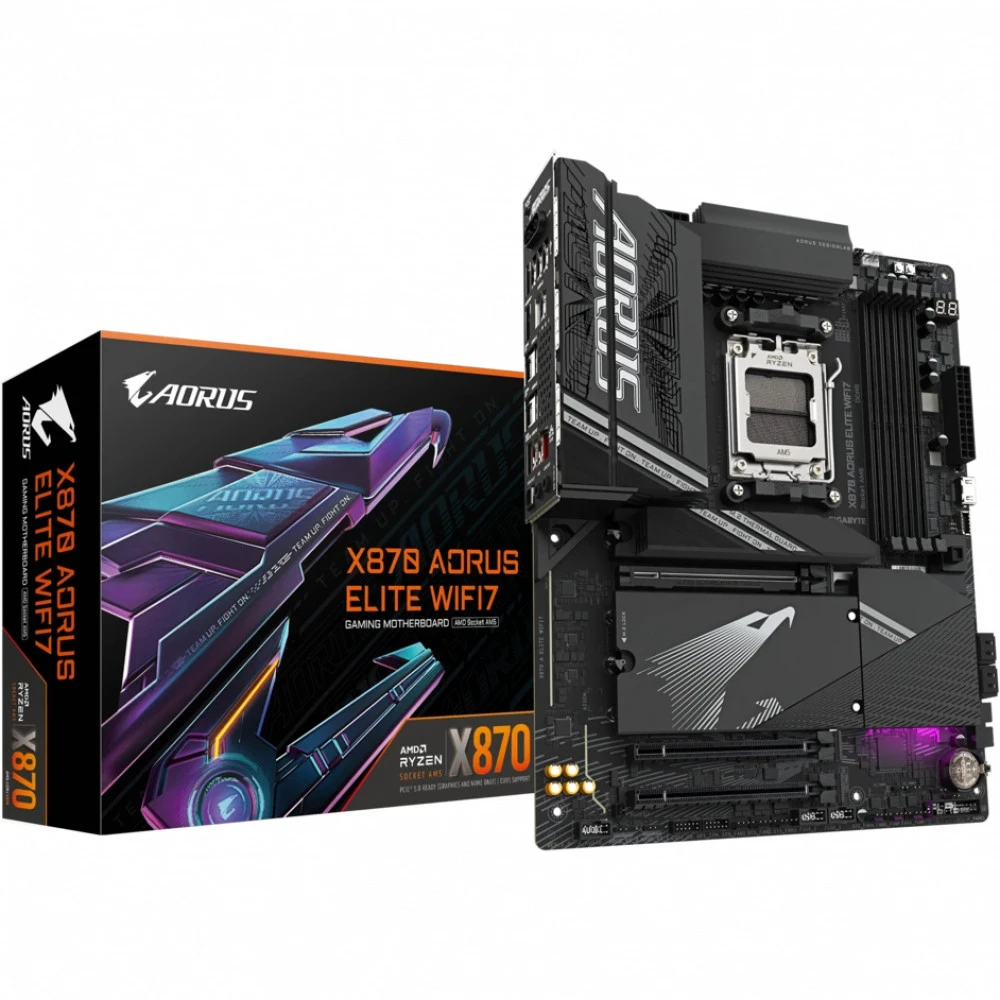 Материнская плата Gigabyte X870 Aorus Elite WIFI7 rev. 1.1 ATX, AMD AM5