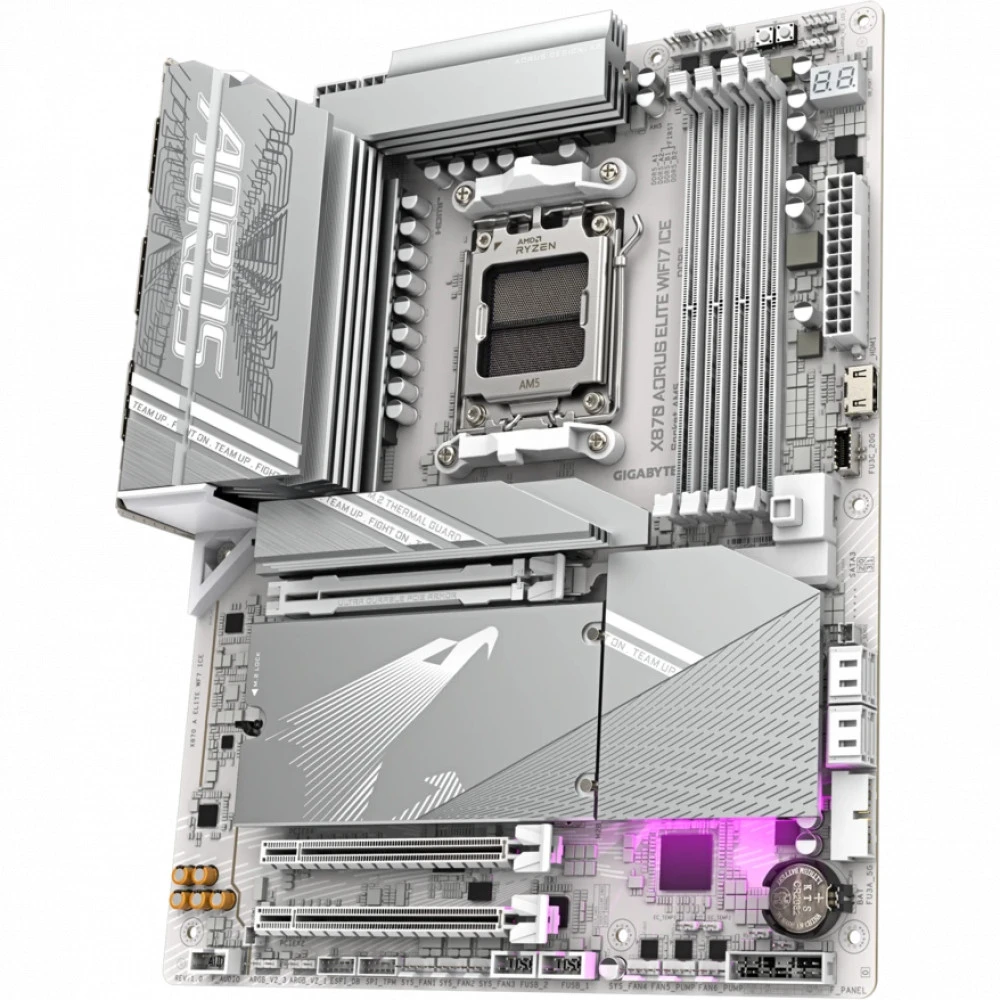 Материнская плата Gigabyte X870 AORUS ELITE WIFI7 ICE rev. 1.1 ATX, AMD AM5