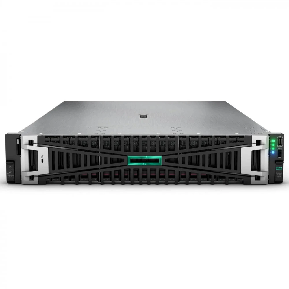 Сервер HPE ProLiant DL380 Gen11 P71674-425 2U Rack, Xeon Silver 4510, 2400 МГц, 12, 30, 1 x 64 ГБ, SFF 2.5", 2x 960 ГБ