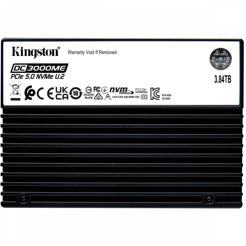Серверный жесткий диск Kingston SEDC3000ME/3T8 SSD, 2,5 SFF, 3.84 ТБ, PCIe