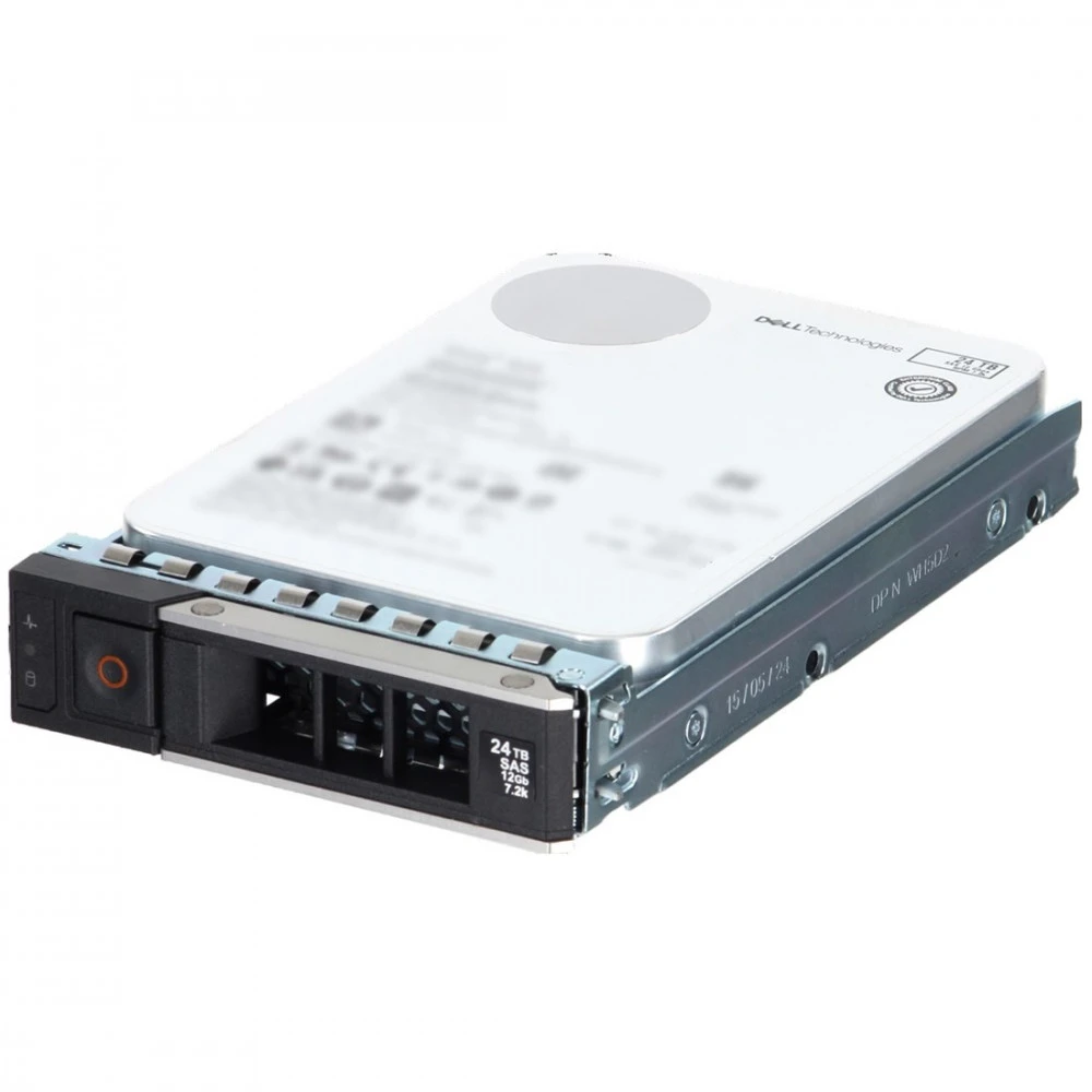 Серверный жесткий диск Dell 24TB Hard Drive SAS 12Gbps 7.2K 512e 3.5in Hot-Plug, AG Drive 161-BCNJ HDD, 3,5 LFF, 24 ТБ, SAS