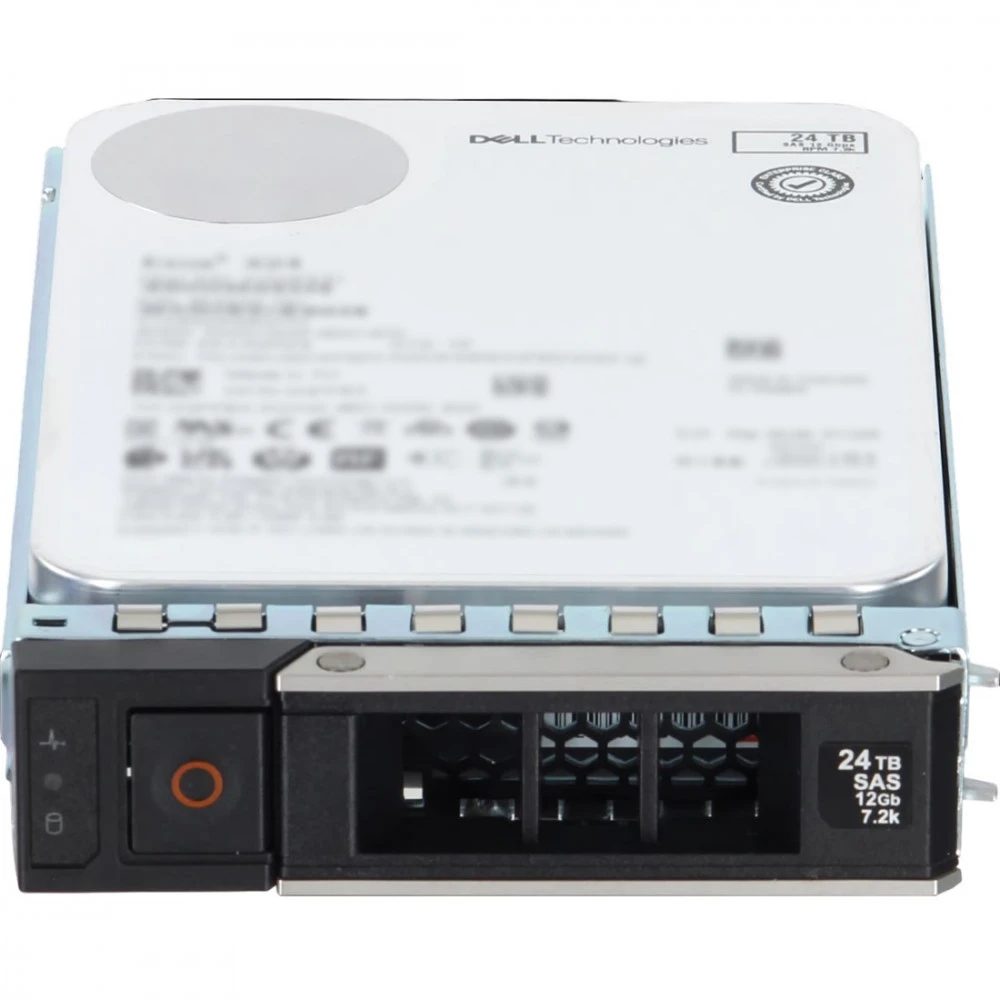 Серверный жесткий диск Dell 24TB Hard Drive SAS 12Gbps 7.2K 512e 3.5in Hot-Plug, AG Drive 161-BCNJ HDD, 3,5 LFF, 24 ТБ, SAS