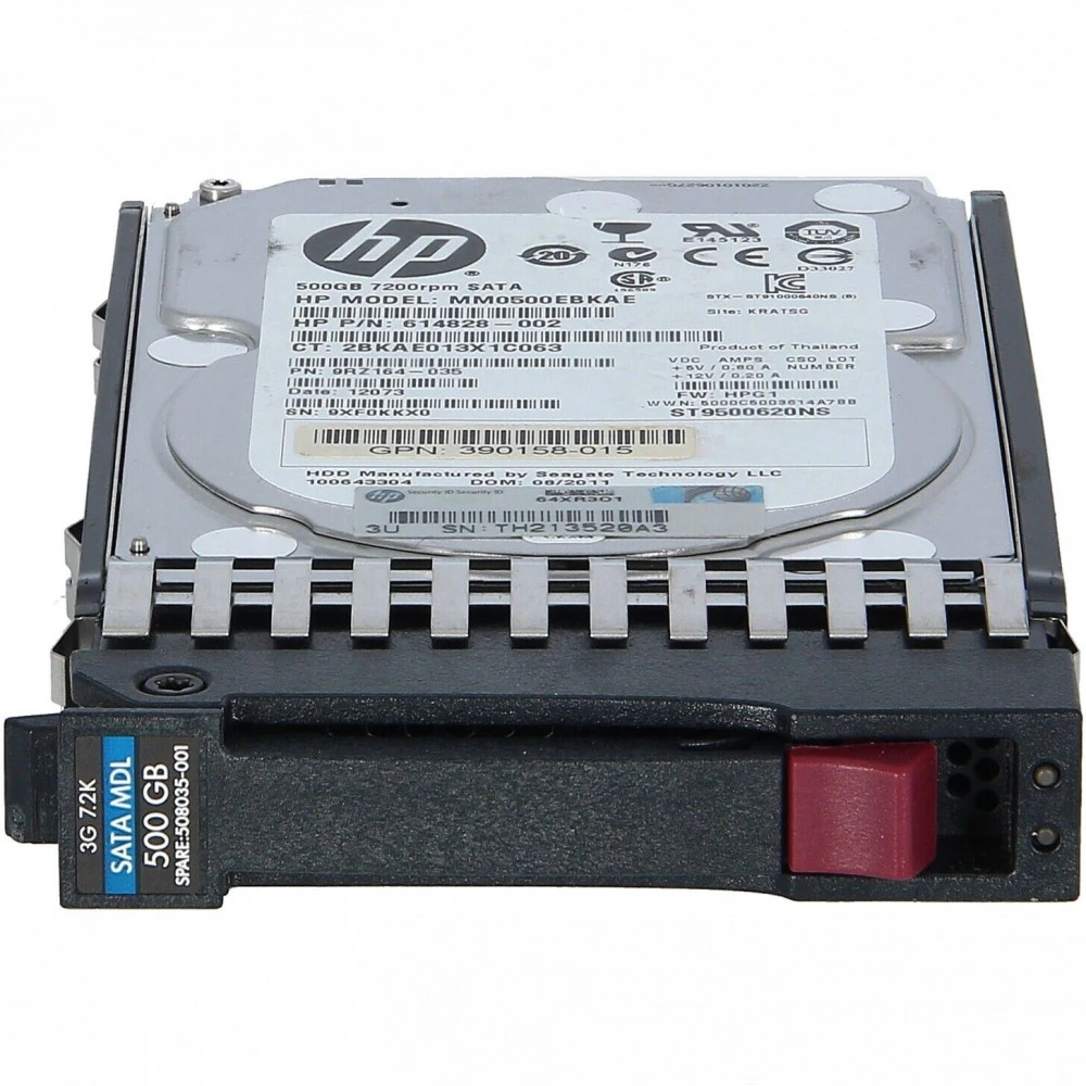 Серверный жесткий диск HPE 500 ГБ 507750-B21 HDD, 2,5 SFF, 500 ГБ, SATA