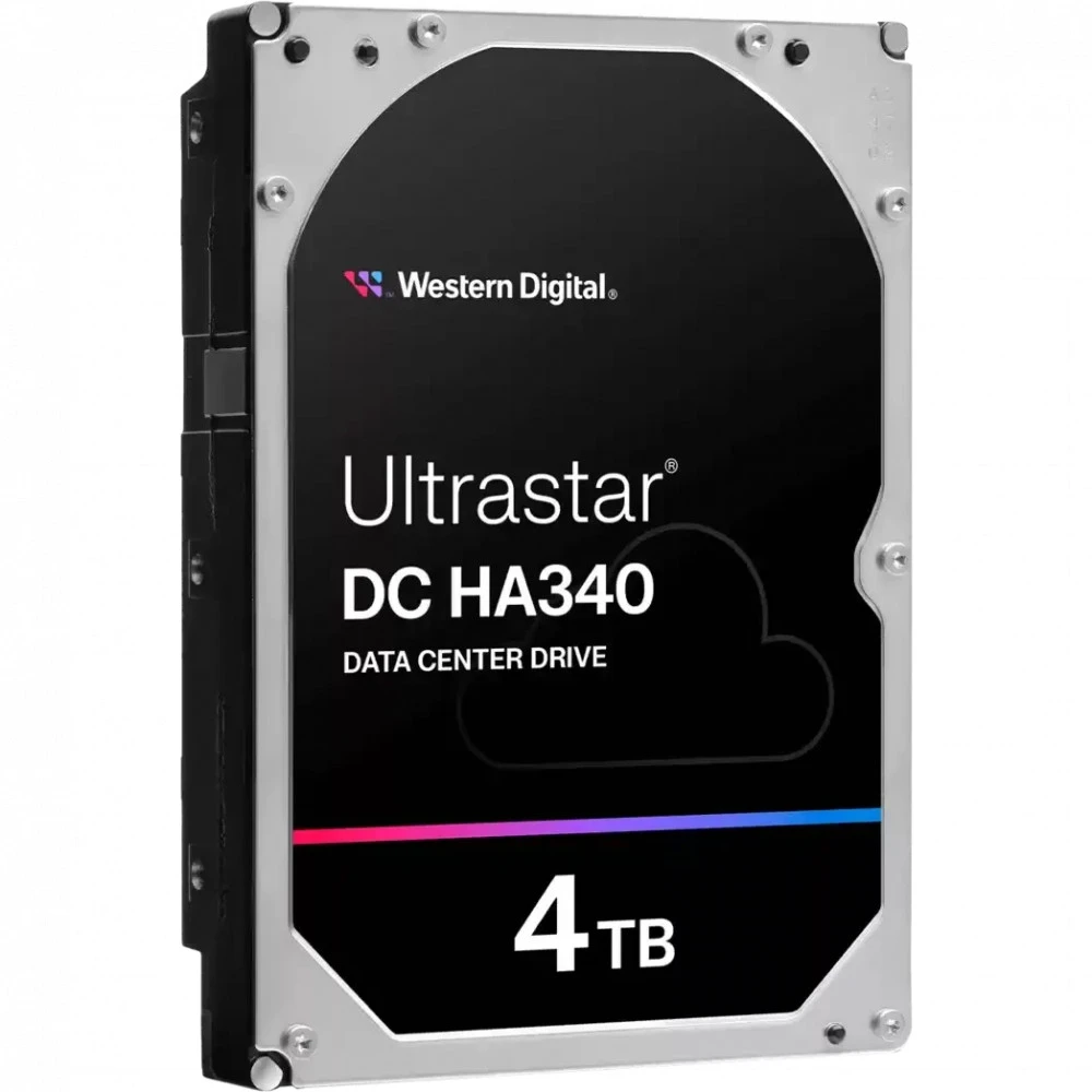Серверный жесткий диск Western Digital 4Tb SATA-III WD Ultrastar DC HA340 (WUS721204BLE6L4) HDD, 3,5 LFF, 4 ТБ, SATA