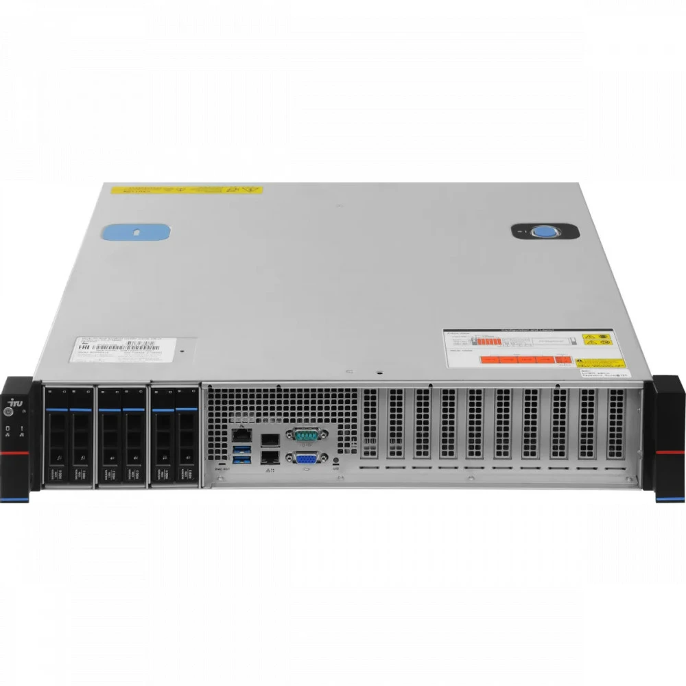 Сервер iRU Rock G2206IG3, 2U 2138950 2U Rack, Xeon Silver 4309Y, 2800 МГц, 8, 12, 2 x 32 ГБ, SFF 2.5"