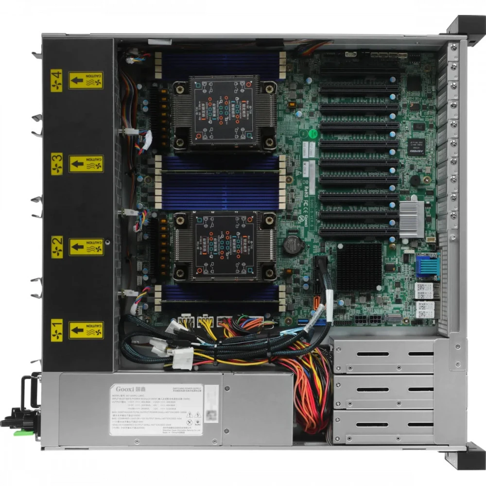 Сервер iRU Rock G2206IG3, 2U 2138950 2U Rack, Xeon Silver 4309Y, 2800 МГц, 8, 12, 2 x 32 ГБ, SFF 2.5"