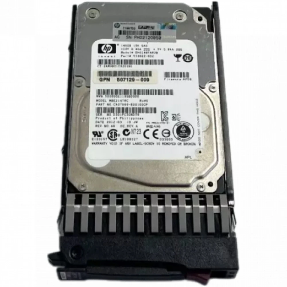 Серверный жесткий диск HPE 146GB 15K 6G SAS 2.5' 512547-B21 HDD, 2,5 SFF, 146 ГБ, SAS
