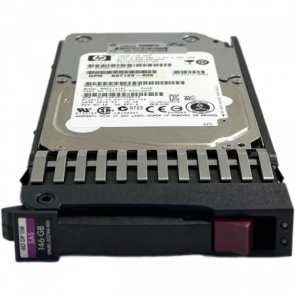 Серверный жесткий диск HPE 146GB 15K 6G SAS 2.5' 512547-B21 HDD, 2,5 SFF, 146 ГБ, SAS
