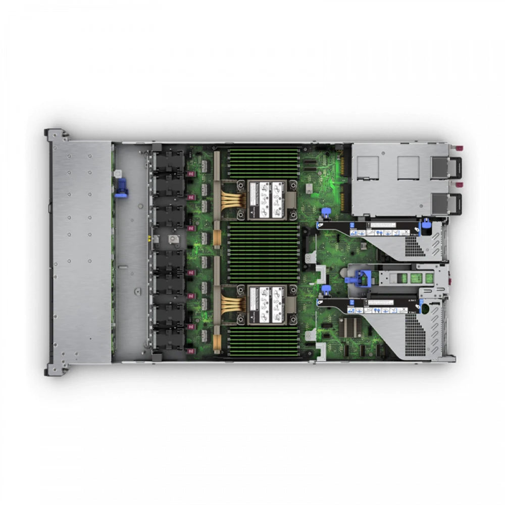 Сервер HPE DL360 Gen11 (P83119-425) 1U Rack, Xeon Silver 4510, 2400 МГц, 12, 30, 2 x 32 ГБ, SFF 2.5", 2x 480 ГБ