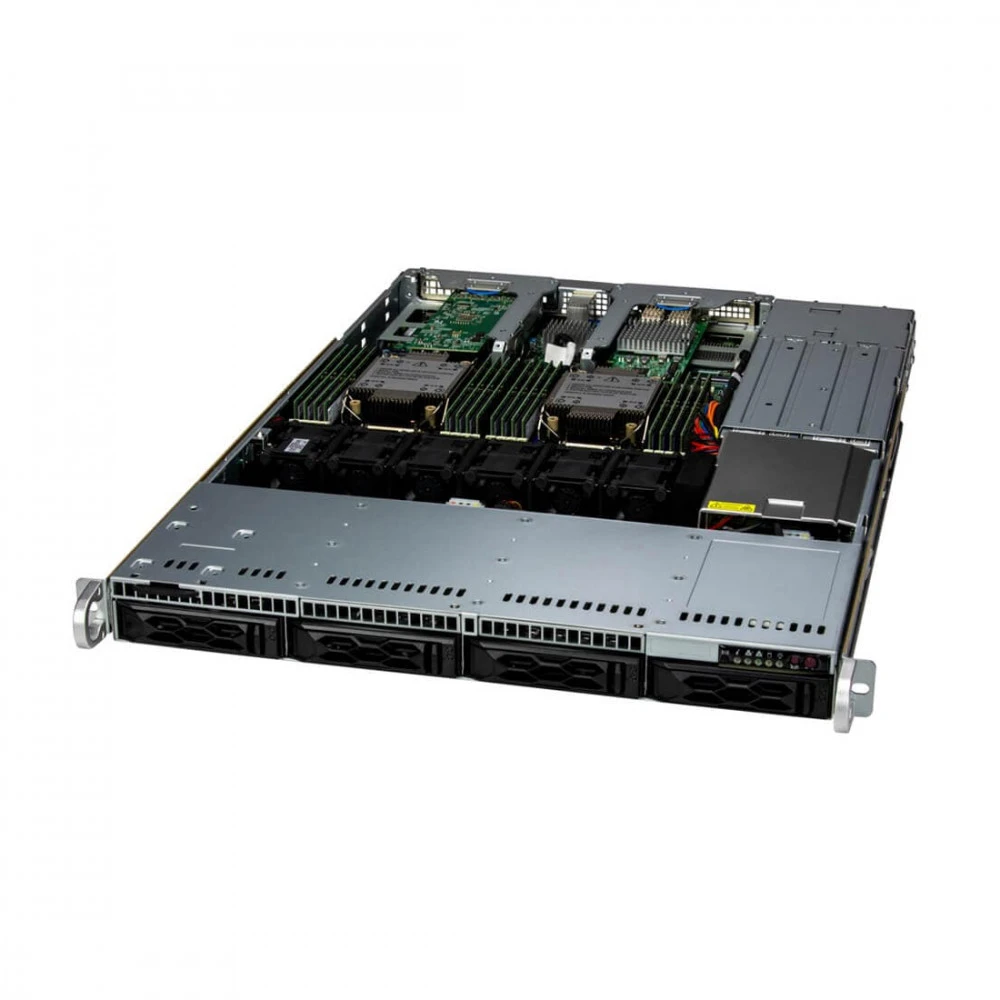 Сервер Supermicro VFG-SYS-611C-TN4R-1255 1U Rack, Xeon 6530, 2100 МГц, 32, 160, 1 x 32 ГБ, LFF 3.5", 1x 480 ГБ