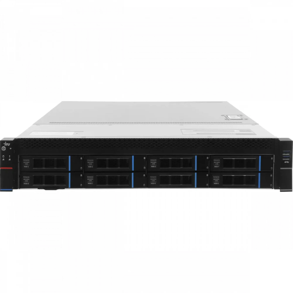 Сервер iRU Rock g2208ig3 2155743 2U Rack, Xeon Silver 4310, 2100 МГц, 12, 18, 2 x 32 ГБ, SFF 2.5" + LFF  3.5"