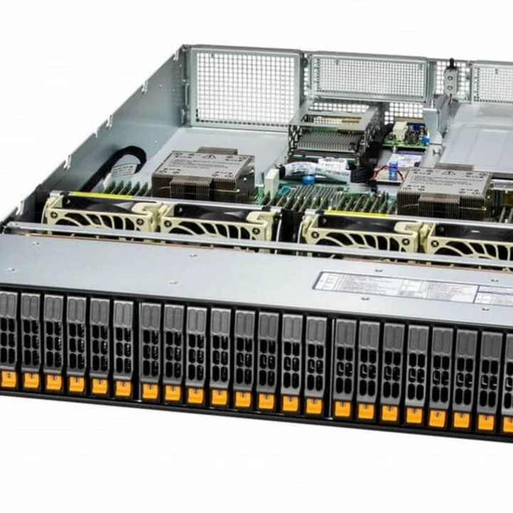 Сервер Supermicro SYS-221H-TN24R SYS-221H-TN24R (bundle12) 2U Rack, Xeon Silver 4510, 2400 МГц, 12, 30, 4 x 32 ГБ, SFF 2.5", 1x 480 ГБ