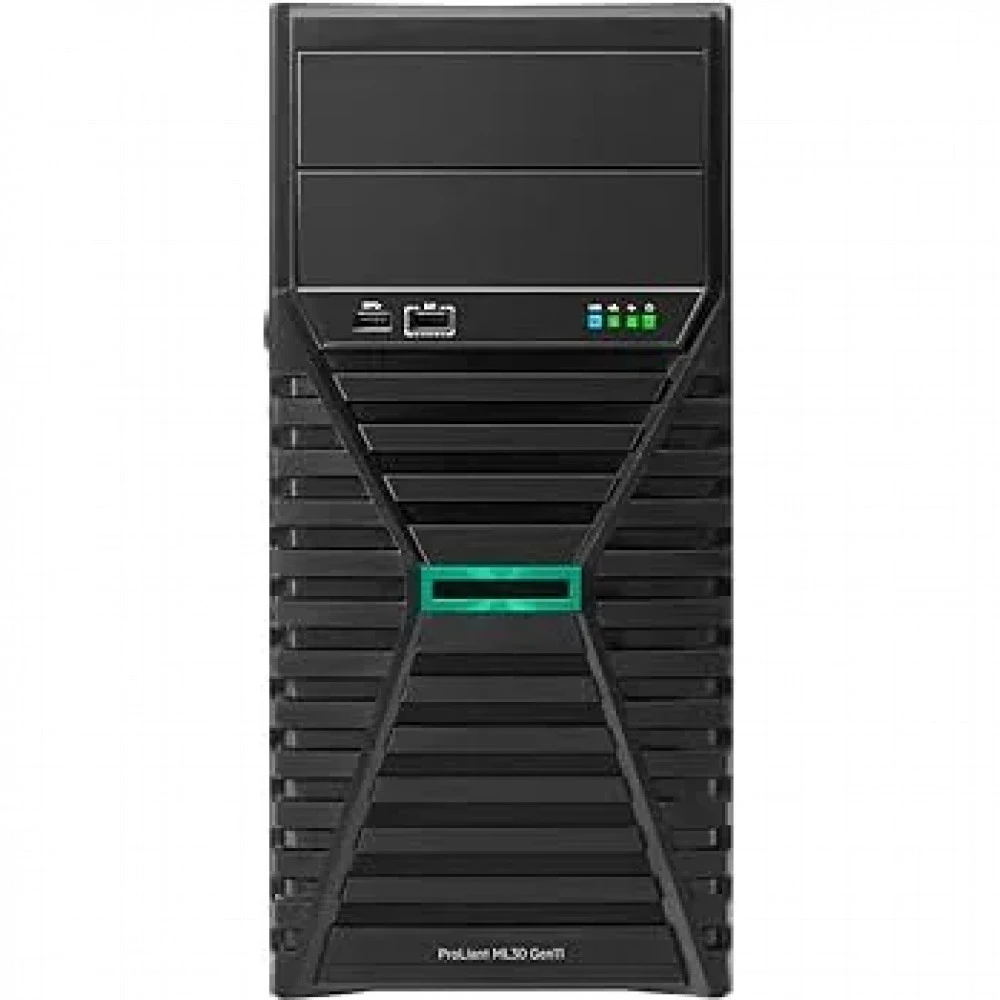 Сервер HPE ProLiant ML30 Gen11 P71385-425 Tower, Xeon E-2414, 2600 МГц, 4, 12, 1 x 32 ГБ, LFF 3.5", 2x 1 ТБ
