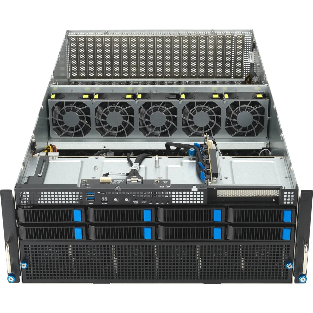 Сервер Asus ESC8000-E11 90SF02I2-M00SJ0 4U Rack, Xeon Platinum 8480+, 2000 МГц, 56, 105, SFF 2.5" + LFF 3.5"