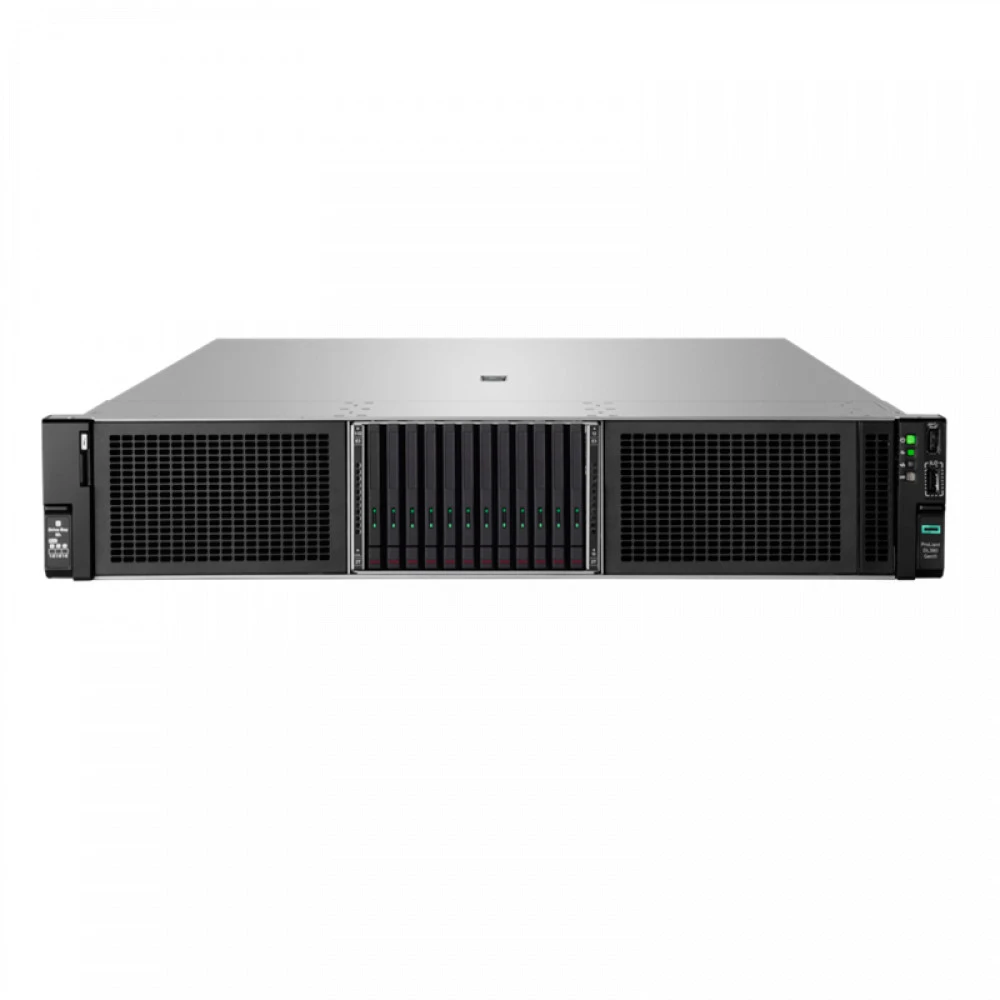 Сервер HPE DL380 Gen11 P71675-425 2U Rack, Xeon Silver 4510, 2400 МГц, 12, 30, 2 x 32 ГБ, LFF 3.5", 2x 8 ТБ