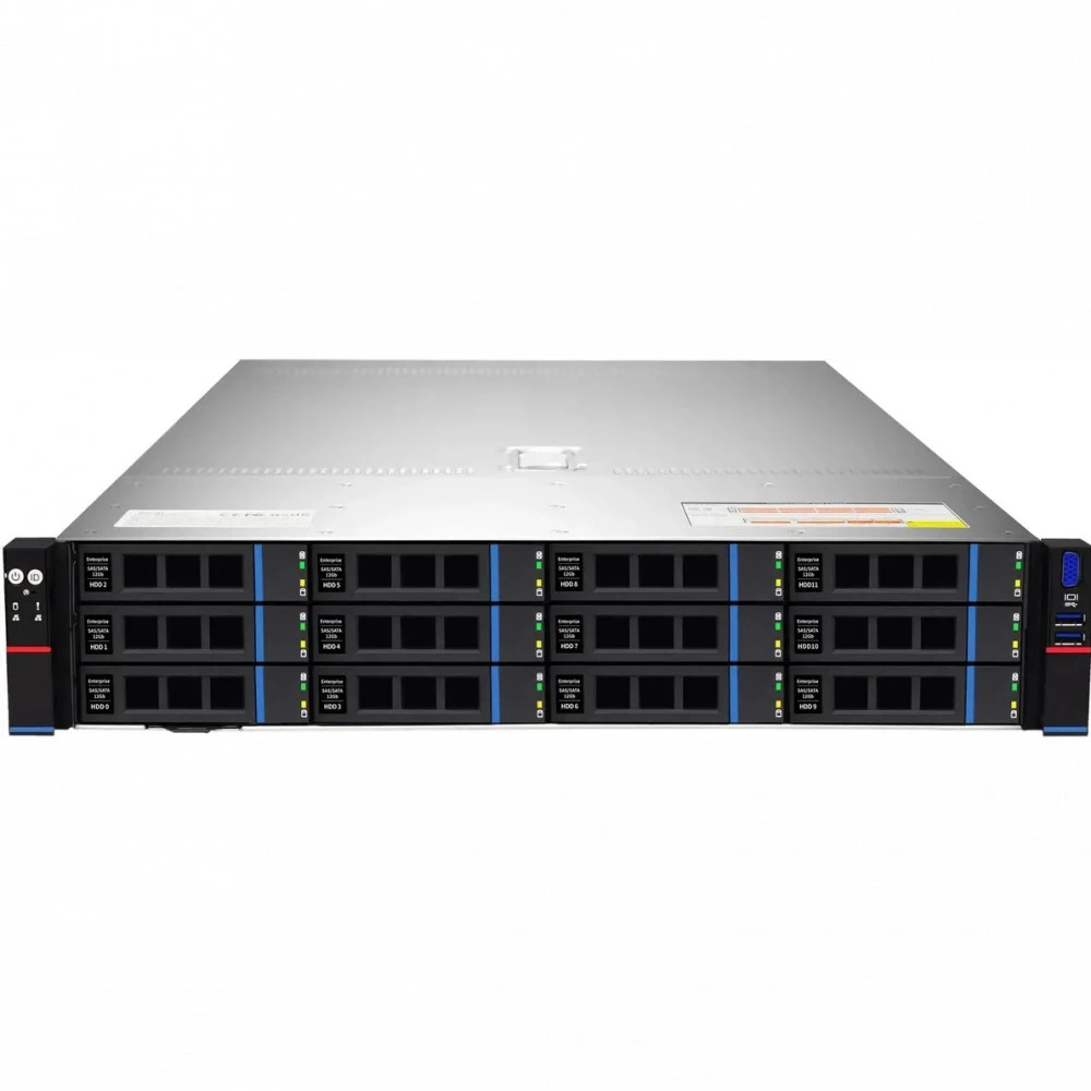 Сервер iRU Rock G2212P, 2U 2159496 2U Rack, Xeon Gold 6348, 2600 МГц, 28, 42, 2 х 64 ГБ, SFF 2.5" + LFF 3.5", 2x 480 ГБ