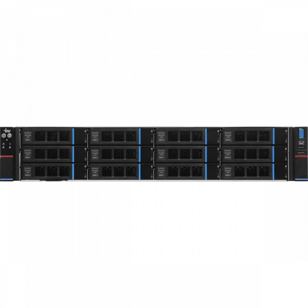 Сервер iRU Rock g2212ig4, 2U 2160706 2U Rack, Xeon Gold 6448Y, 2100 МГц, 32, 60, 2 x 64 ГБ, SFF 2.5" + LFF 3.5"