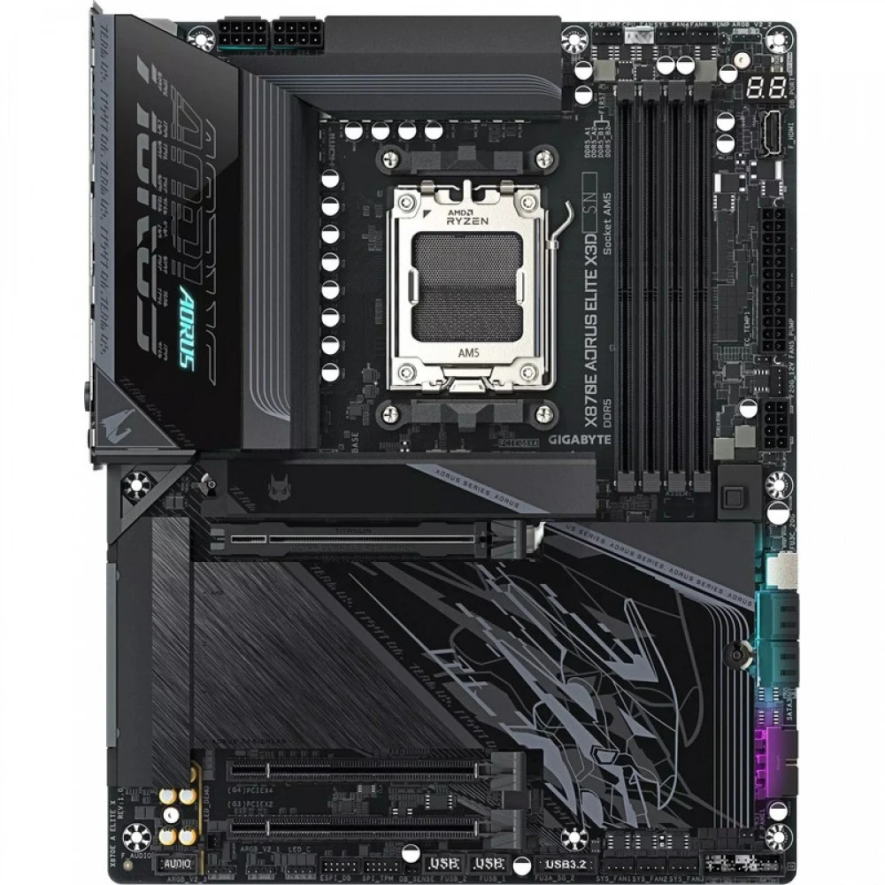 Серверная материнская плата Gigabyte X870E Aorus Elite X rev. 1.0