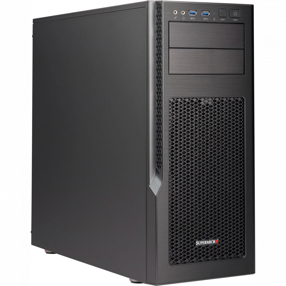 Сервер Supermicro GS5A-754K/X11SCL-F GS5A754KSCL2236-002 Tower, Xeon E-2236, 3400 МГц, 6, 12, 1 x 16 ГБ, SFF 2.5" + LFF  3.5"