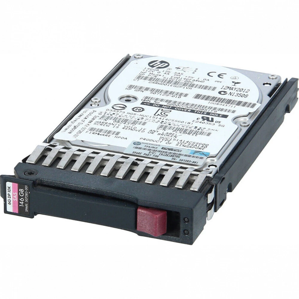 Опция для системы хранения данных СХД HPE 146 ГБ 507125-B21 Диск для СХД