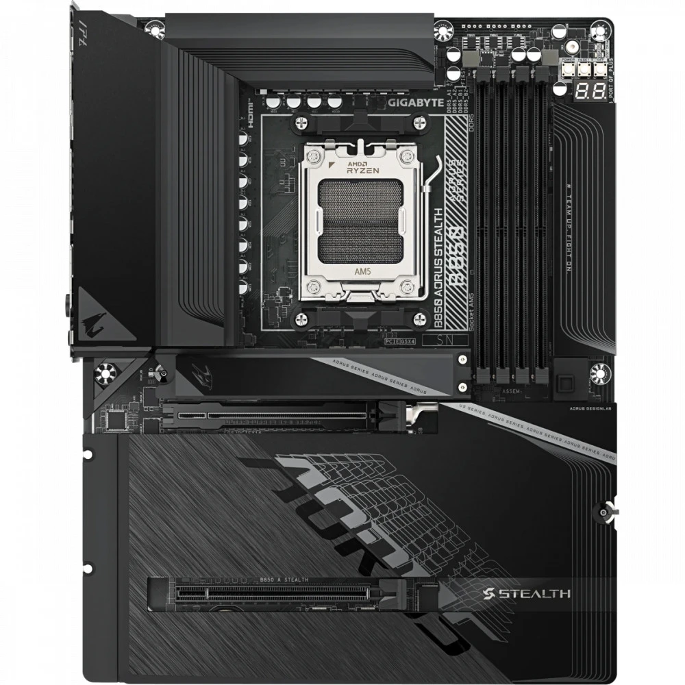 Материнская плата Gigabyte B850 Aorus Stealth rev. 1.0 ATX, AMD AM5