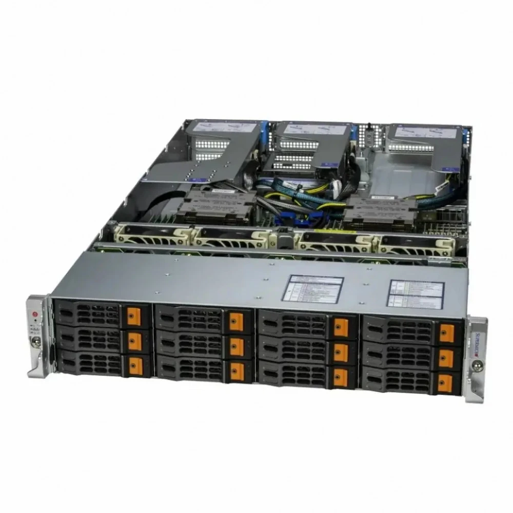 Сервер Supermicro VFG-AS-2025HS-TNR-2269 2U Rack, AMD EPYC 9004, 2400 МГц, 64, 256, SFF 2.5" + LFF  3.5"