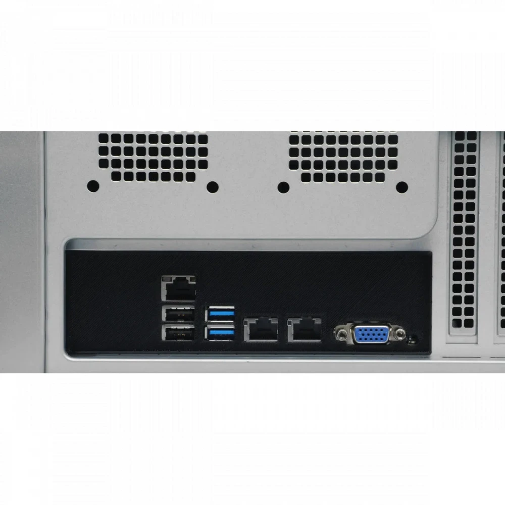 Сервер iRU Rock s4124g 2174819 4U Rack, Xeon Silver 4510, 2400 МГц, 12, 30, 2 x 32 ГБ, SFF 2.5" + LFF 3.5", 2x 480 ГБ