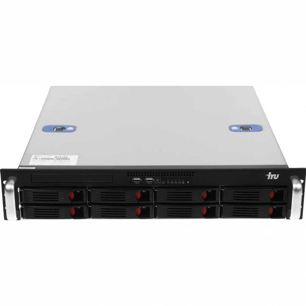 Сервер iRU Rock s2208e 2179177 2U Rack, Xeon Silver 4210, 2200 МГц, 10, 13.75, 2 x 16 ГБ, SFF 2.5" + LFF  3.5"