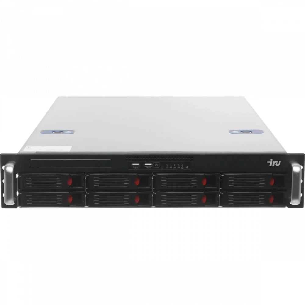 Сервер iRU s2208ed 2179209 2U Rack, Xeon Gold 6240R, 2400 МГц, 24, 35.75, 2 x 32 ГБ, SFF 2.5" + LFF  3.5", 1x 500 ГБ