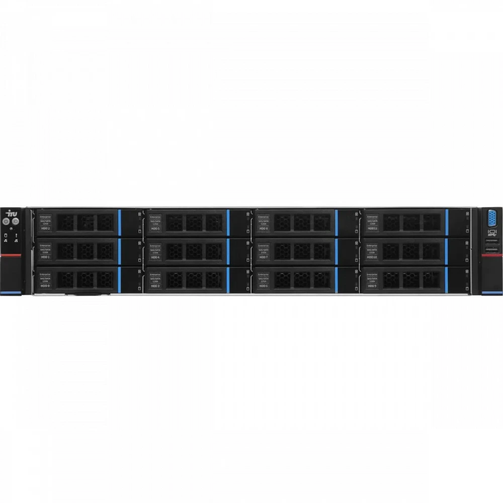 Сервер iRU Rock g2212ig4 2185394 2U Rack, Xeon Gold 5520+, 2200 МГц, 28, 52.5, 4 x 32 ГБ, SFF 2.5" + LFF 3.5"