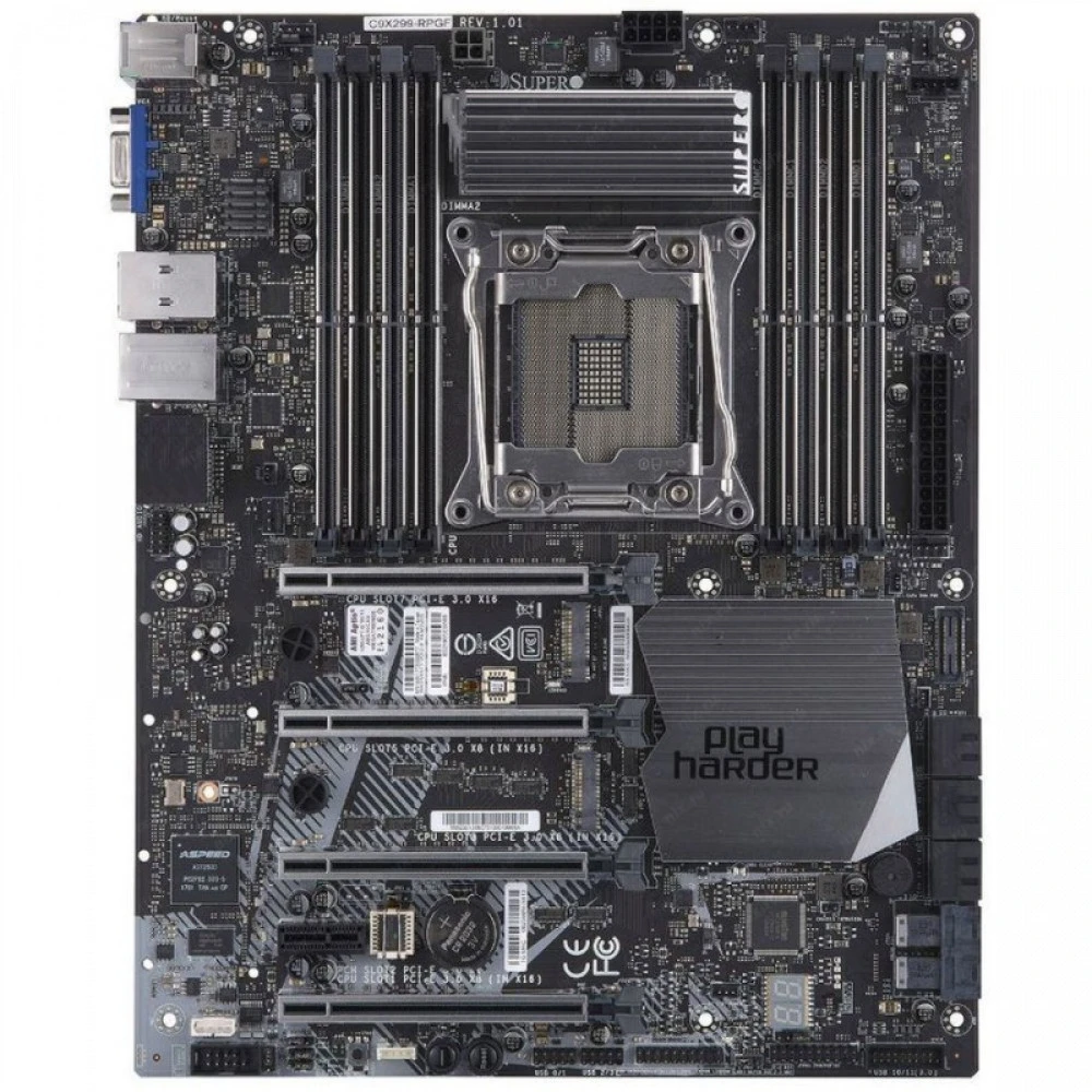 Серверная материнская плата Supermicro MBD-C9X299-RPGF-L-BnoI/O