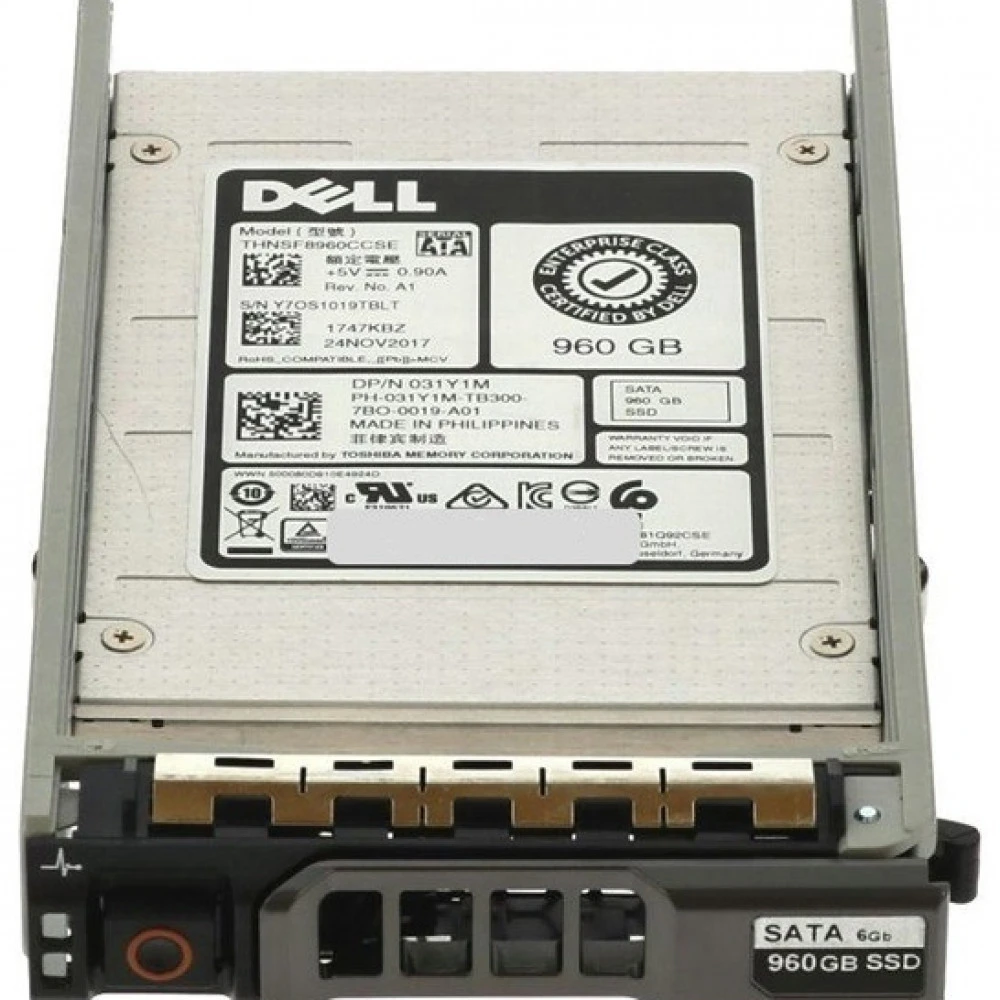 Серверный жесткий диск Dell 345-BDRK HDD, 2,5 SFF, 960 ГБ, SATA