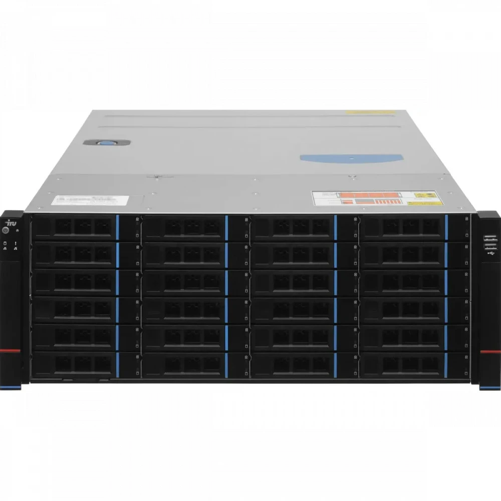 Сервер iRU Rock s4124ig3 2194051 4U Rack, Xeon Silver 4310, 2100 МГц, 12, 18, 2 x 32 ГБ, SFF 2.5" + LFF  3.5"