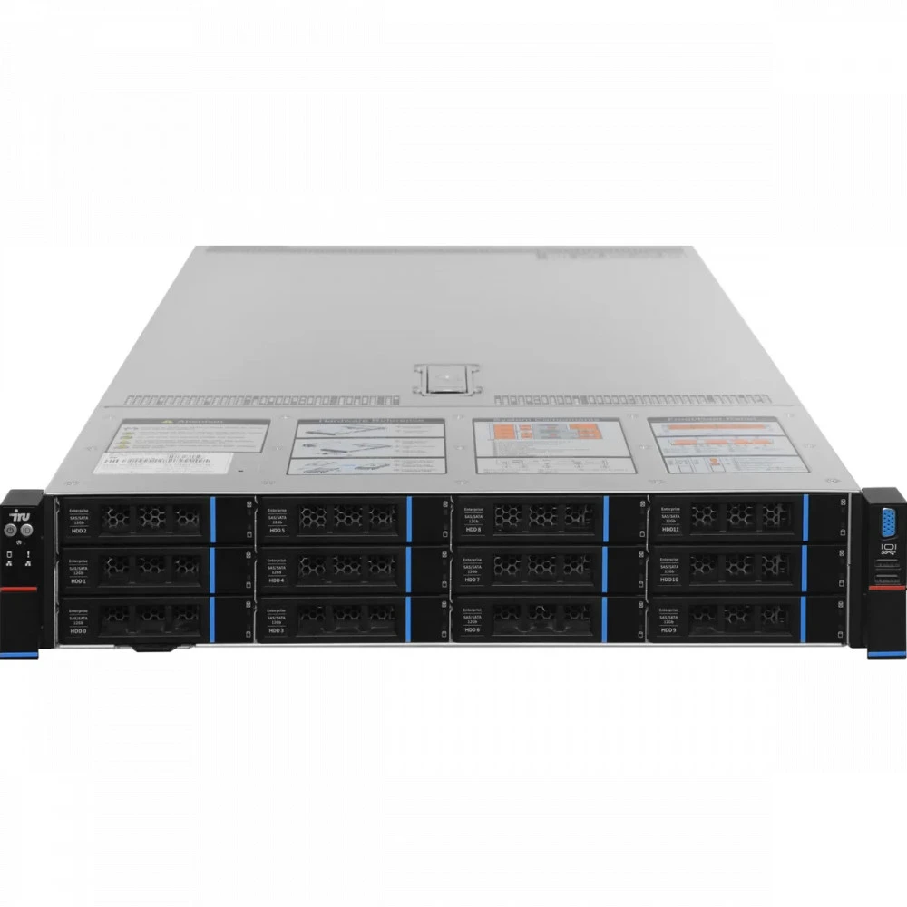 Сервер iRU RockIT RM-GX260 2197302 2U Rack, Xeon Gold 6544Y, 3600 МГц, 16, 45, 4 x 32 ГБ, SFF 2.5" + LFF  3.5", 2x 480 ГБ