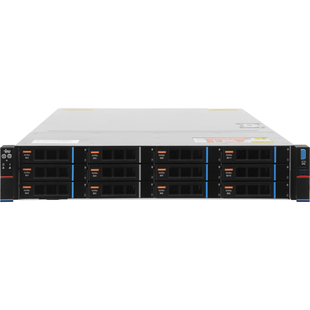 Сервер iRU G2212IG5 2198697 2U Rack, Xeon Silver 4410T, 2700 МГц, 10, 26.25, 2 x 32 ГБ, SFF 2.5" + LFF 3.5", 2x 480 ГБ