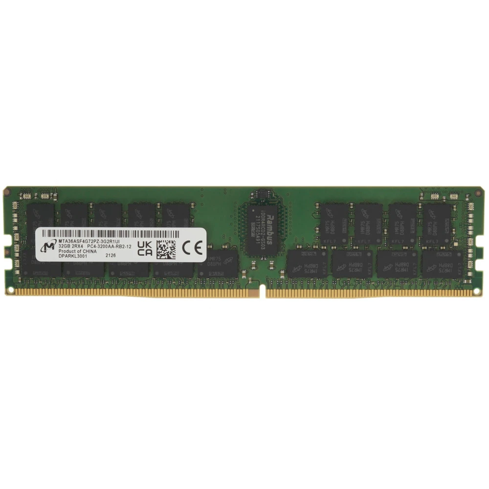 Серверная оперативная память ОЗУ Micron MTA36ASF4G72PZ-3G2R1Ul_PULL 32 ГБ, DDR4