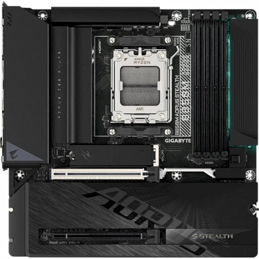 Материнская плата Gigabyte B850M Aorus Stealth rev. 1.0 Micro-ATX, AMD AM5