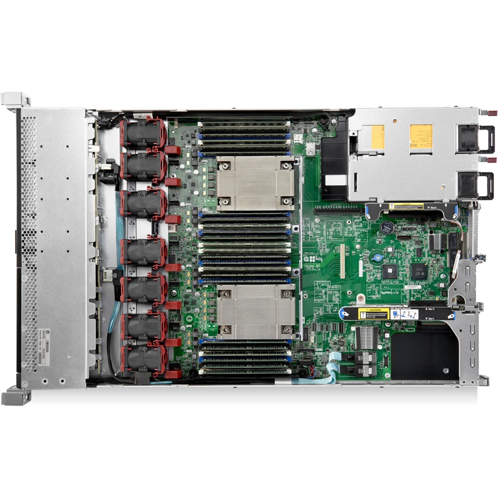 Сервер HPE ProLiant DL360 Gen9 843375-425 1U Rack, Xeon E5-2620 v4, 2100 МГц, 8, 20, 1 x 16 ГБ, SFF 2.5", 2x 300 ГБ