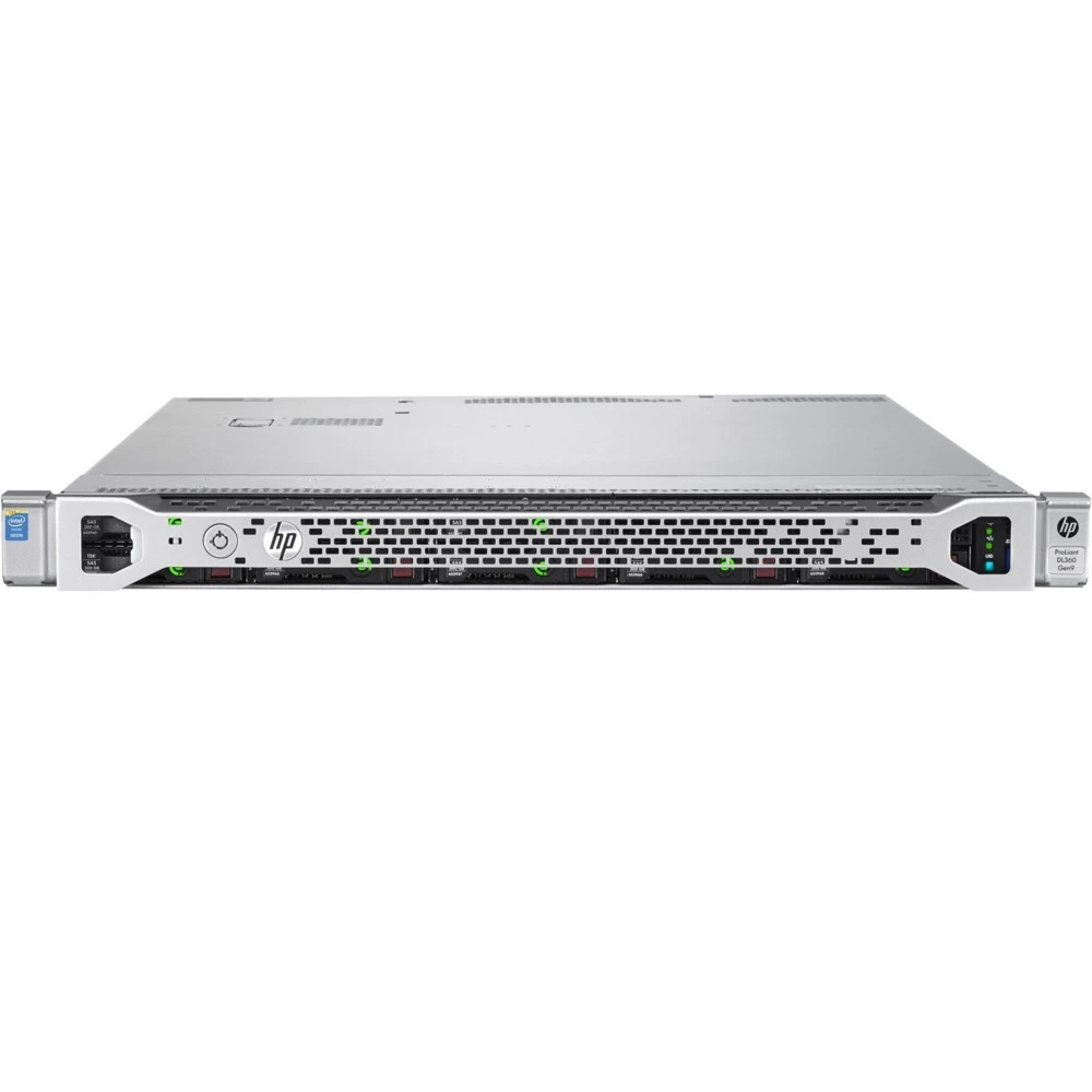 Сервер HPE ProLiant DL360 Gen9 843375-425 1U Rack, Xeon E5-2620 v4, 2100 МГц, 8, 20, 1 x 16 ГБ, SFF 2.5", 2x 300 ГБ