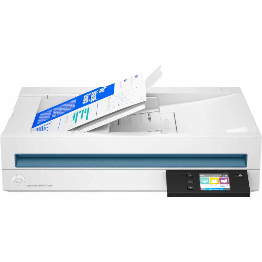 Планшетный сканер HP ScanJet Pro N4600 fnw1 20G07A A4, Цветной, CIS