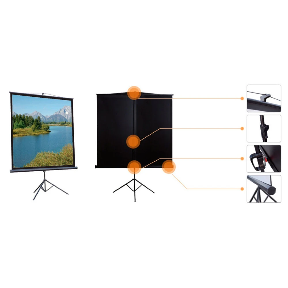 Проекционный экран Mr.Pixel 96" X 96" Тренога MSPSDB135V2
