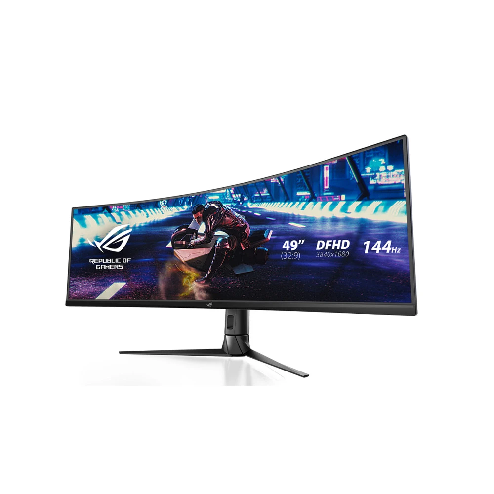 Монитор Asus ROG Strix XG49VQ 90LM04H0-B01170 49 ", VA, Super Ultrawide FHD 3840х1080 (32:9), 144 Гц