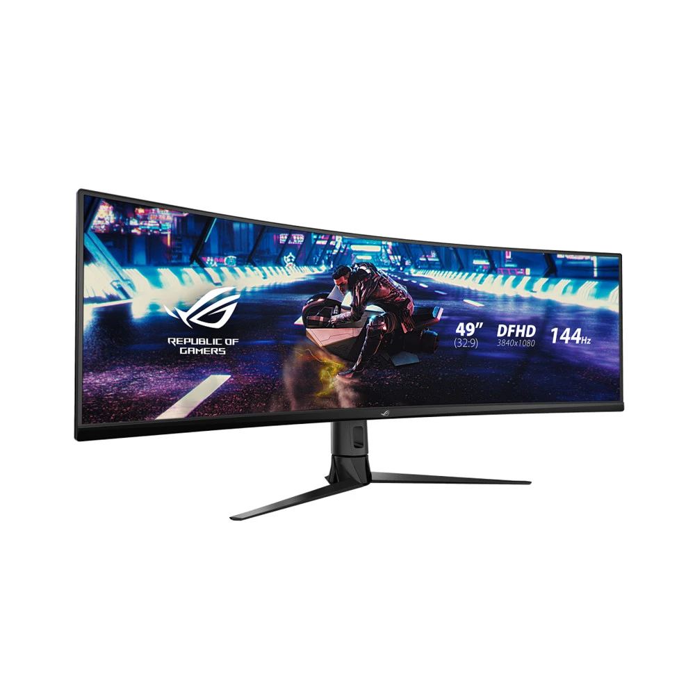 Монитор Asus ROG Strix XG49VQ 90LM04H0-B01170 49 ", VA, Super Ultrawide FHD 3840х1080 (32:9), 144 Гц