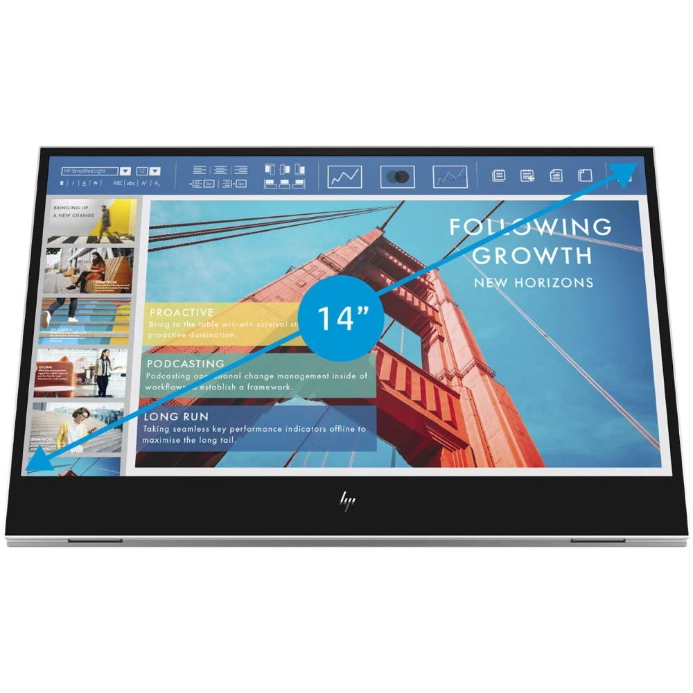 Монитор HP E14 G4 1B065AA 14 ", IPS, Full HD 1920x1080 (16:9), 60 Гц