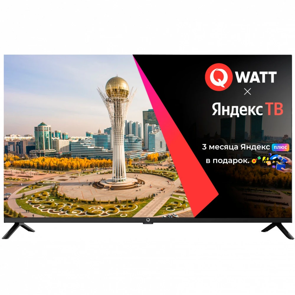 Телевизор Qwatt Q40YF-PB 40 ", Черный