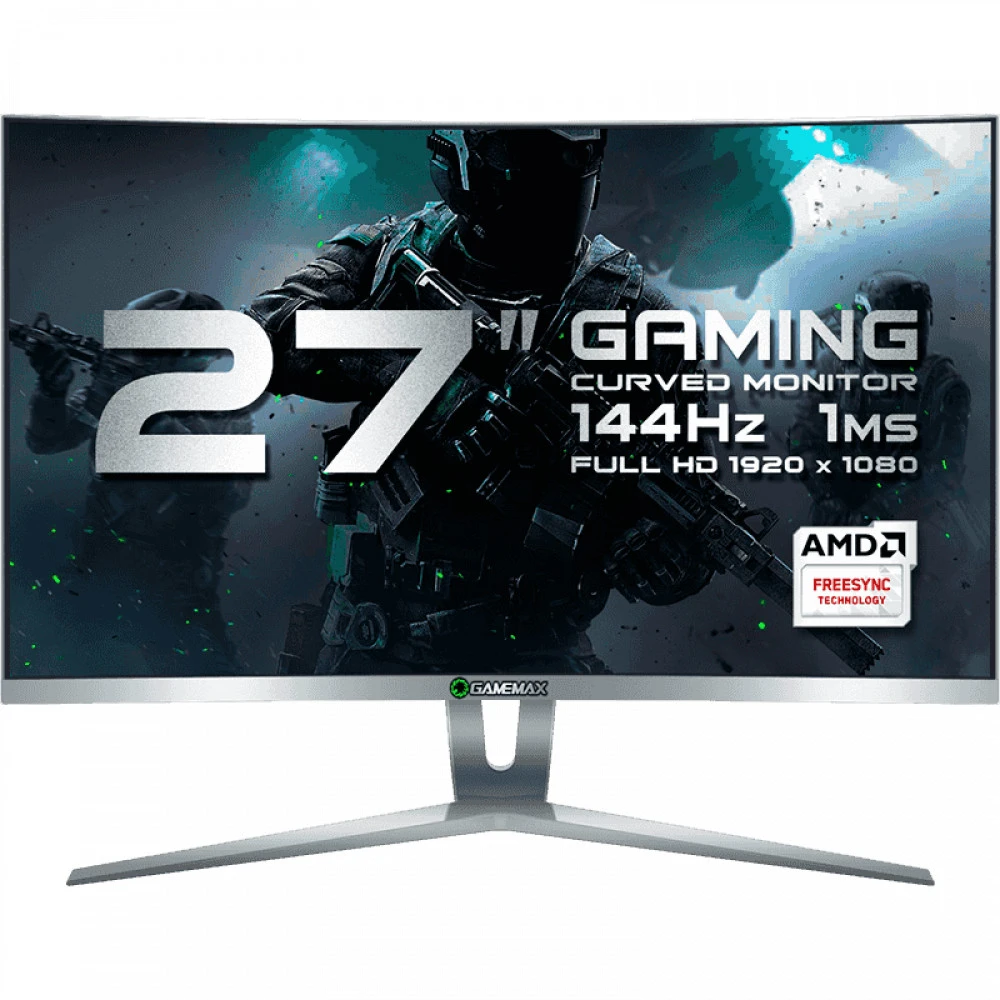 Монитор GameMax GMX27C144 14100900388 27 ", TN, Full HD 1920x1080 (16:9), 144 Гц