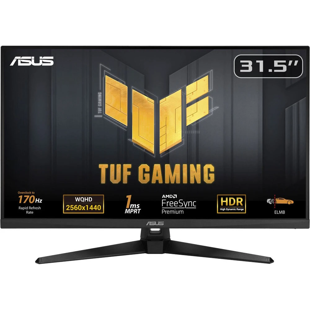 Монитор Asus TUF Gaming VG32AQA1A 90LM07L0-B02370 31.5 ", VA, Quad HD 2560x1440 (16:9), 170 Гц