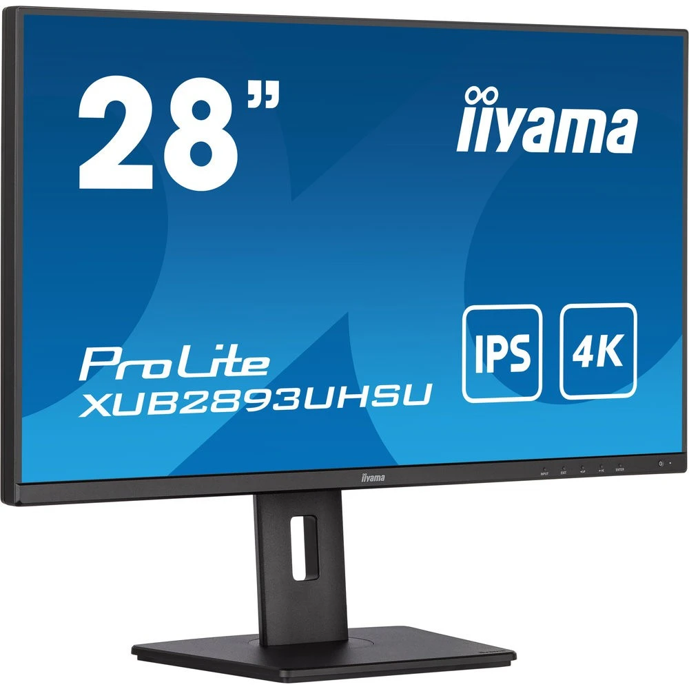 Монитор IIYAMA ProLite XUB2893UHSU-B5 28 ", IPS, 4K UHD 3840x2160 (16:9), 60 Гц