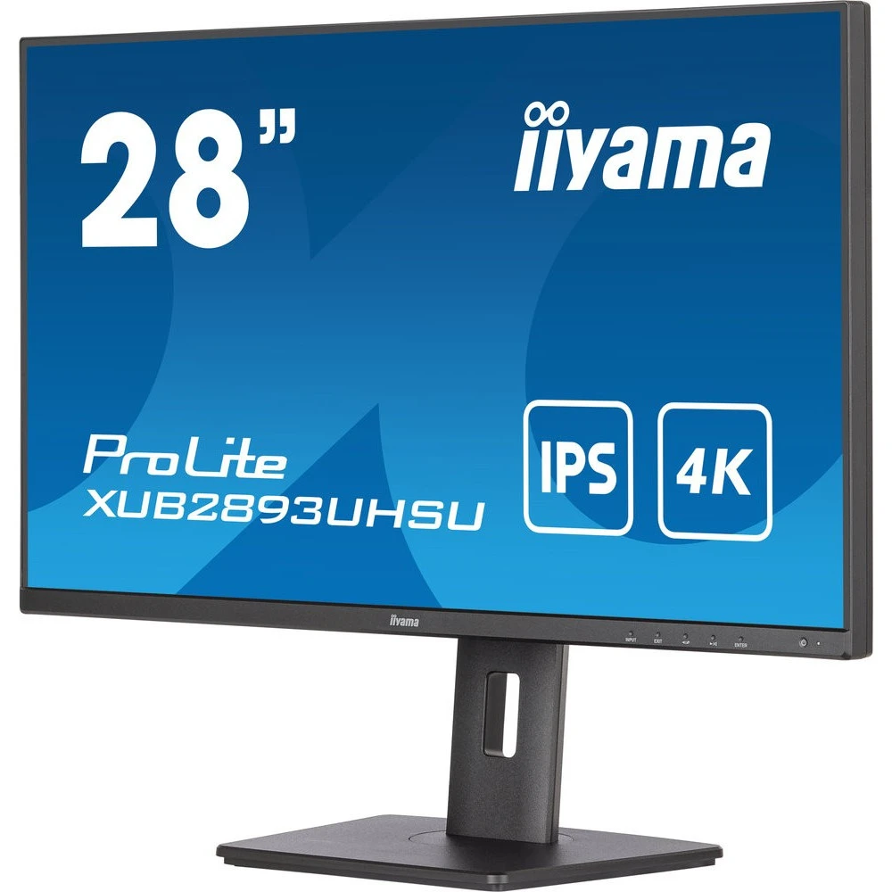 Монитор IIYAMA ProLite XUB2893UHSU-B5 28 ", IPS, 4K UHD 3840x2160 (16:9), 60 Гц